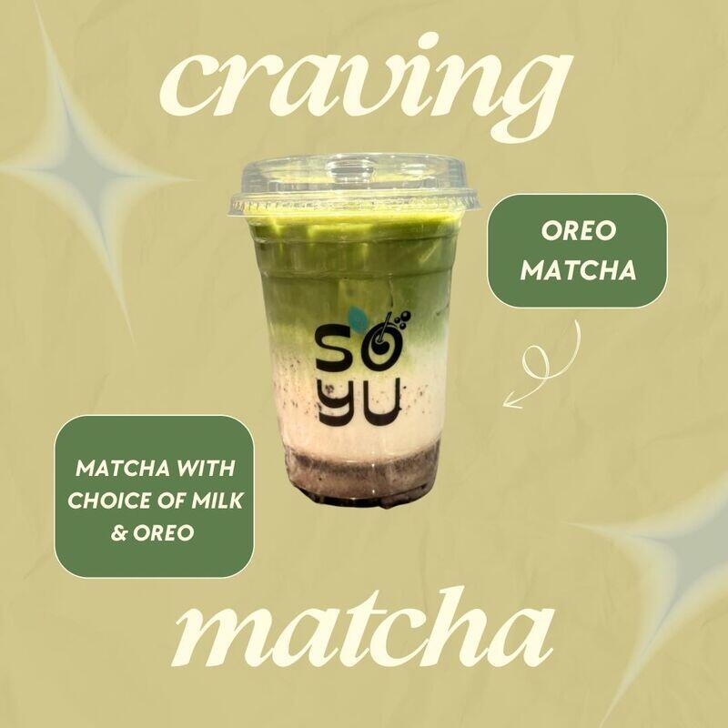 Oreo Matcha Latte